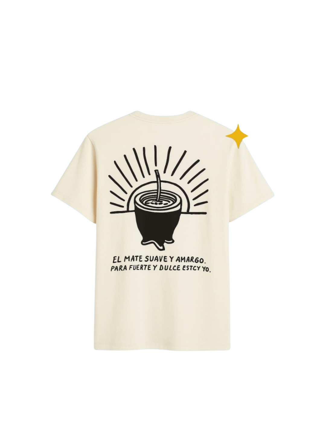 Remera "Fuerte y Dulce"